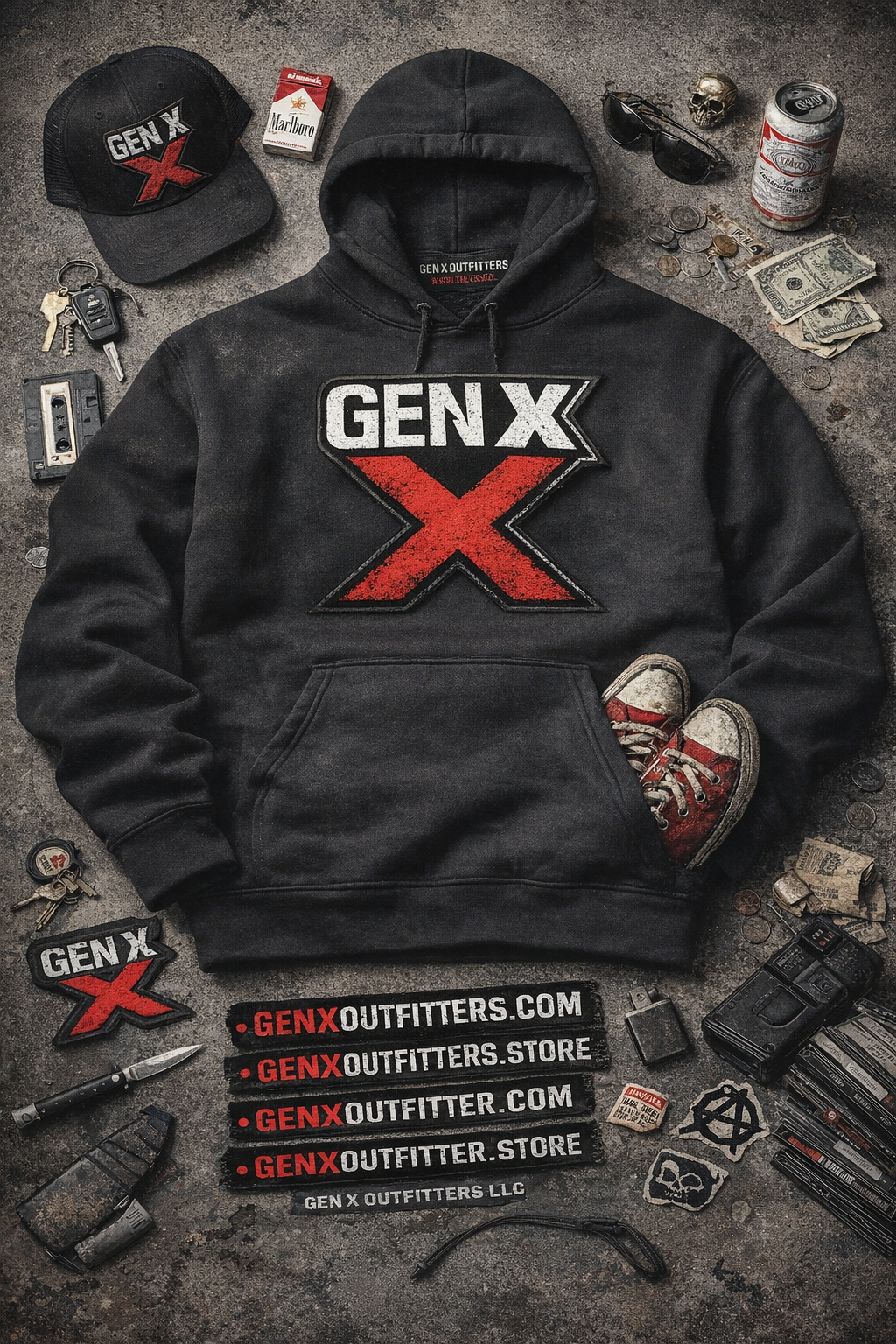 GEN ❌ Hoodie Heavyweight Hoodie - 420 GSM