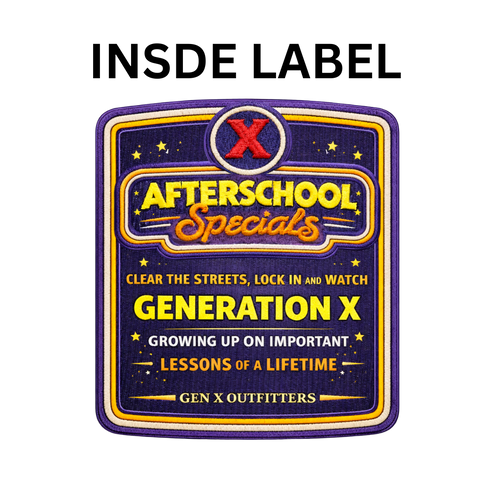 Gen❌ AfterSchool Speacials Hoodie - Chenille Heavyweight Hoodie - 420 GSM Premium Collection