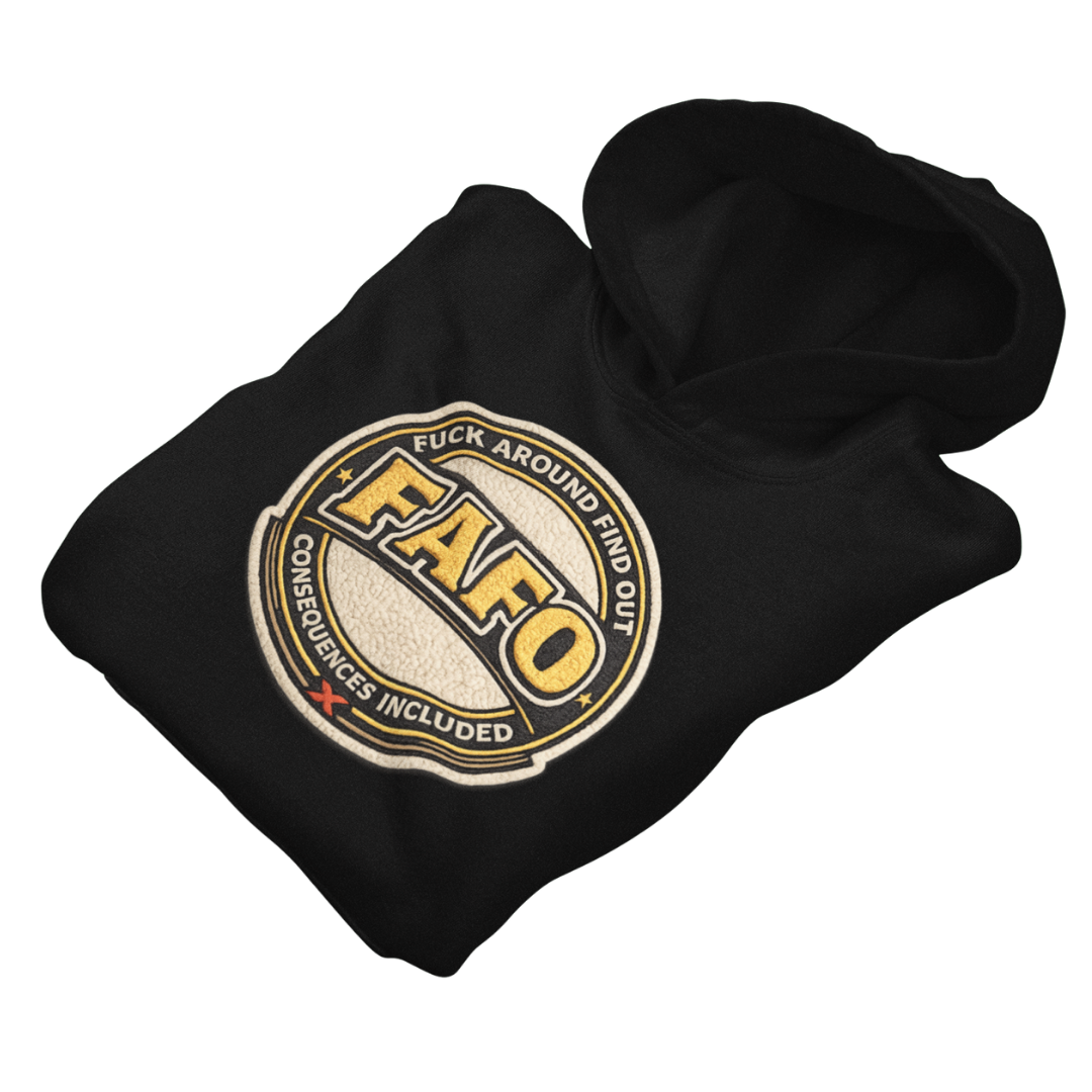 Gen❌ FAFO Hoodie - Chenille Heavyweight Hoodie - 420 GSM Premium Collection