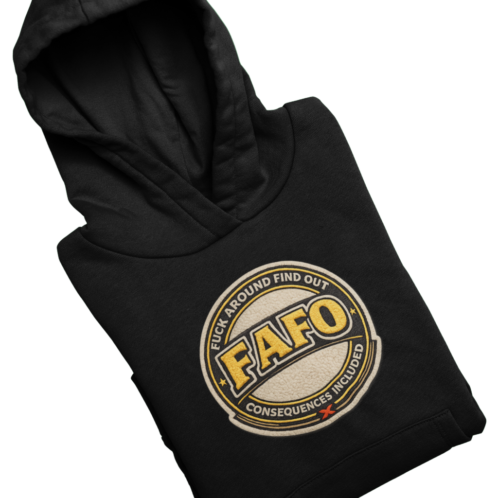 Gen❌ FAFO Hoodie - Chenille Heavyweight Hoodie - 420 GSM Premium Collection