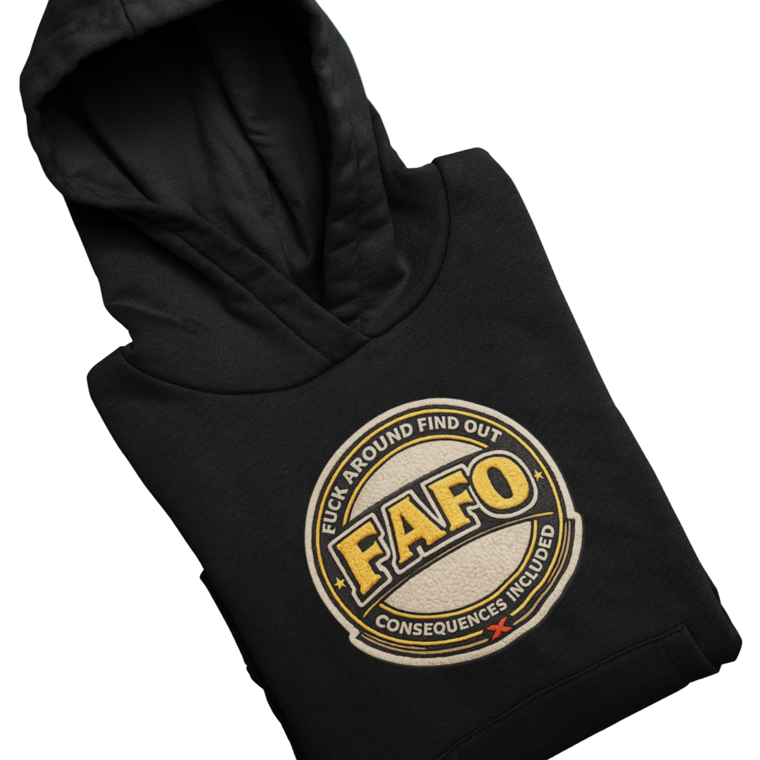 Gen❌ FAFO Hoodie - Chenille Heavyweight Hoodie - 420 GSM Premium Collection
