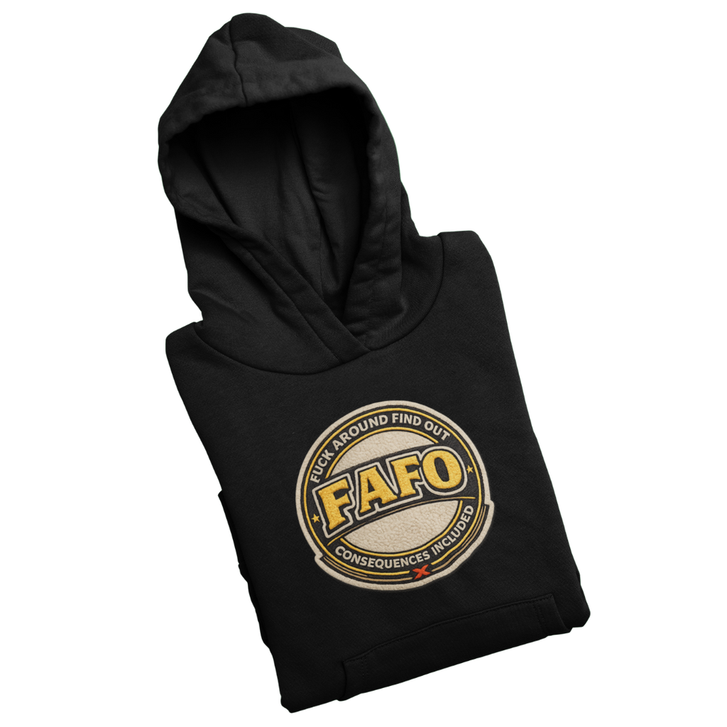 Gen❌ FAFO Hoodie - Chenille Heavyweight Hoodie - 420 GSM Premium Collection