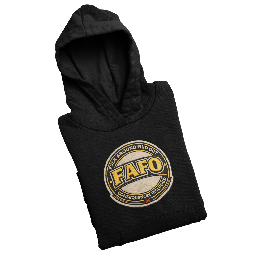 Gen❌ FAFO Hoodie - Chenille Heavyweight Hoodie - 420 GSM Premium Collection