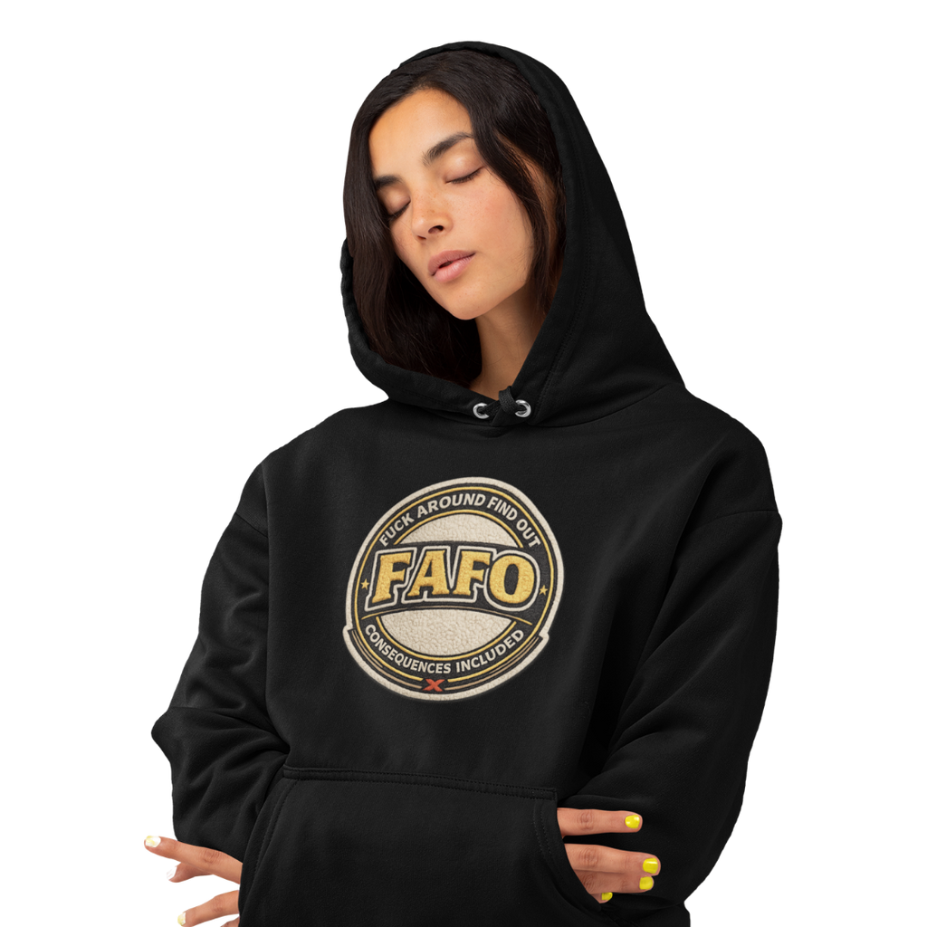 Gen❌ FAFO Hoodie - Chenille Heavyweight Hoodie - 420 GSM Premium Collection