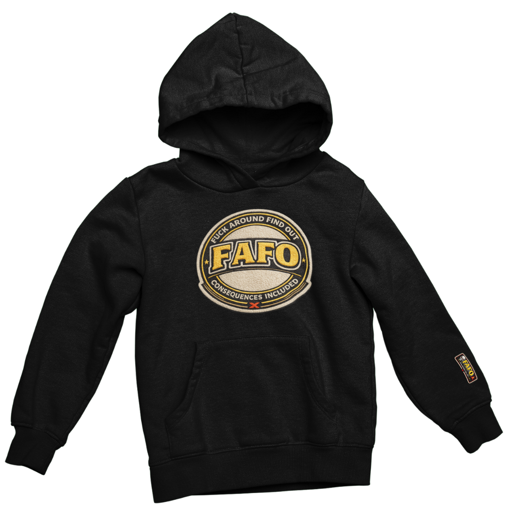 Gen❌ FAFO Hoodie - Chenille Heavyweight Hoodie - 420 GSM Premium Collection